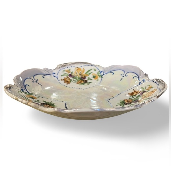 VINTAGE Trimont Ware Gold Trimmed Floral Plate - 7 inches - Picture 8 of 8